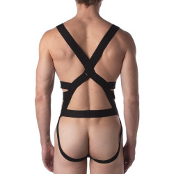Barcode Berlin Harnais élastique ELON Noir